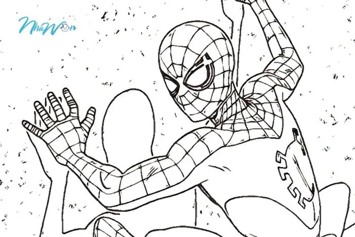 Khám phá thế giới siêu anh hùng đầy màu sắc với tranh tô màu Spider Man