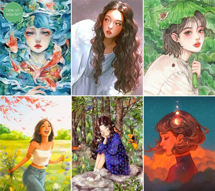 5 chủ đề tranh tô màu theo số được yêu thích nhất