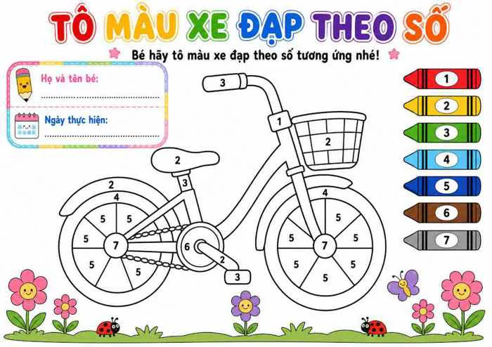 Prompt tạo tranh tô màu theo số nhiều chủ đề cho bé - QuanTriMang.com