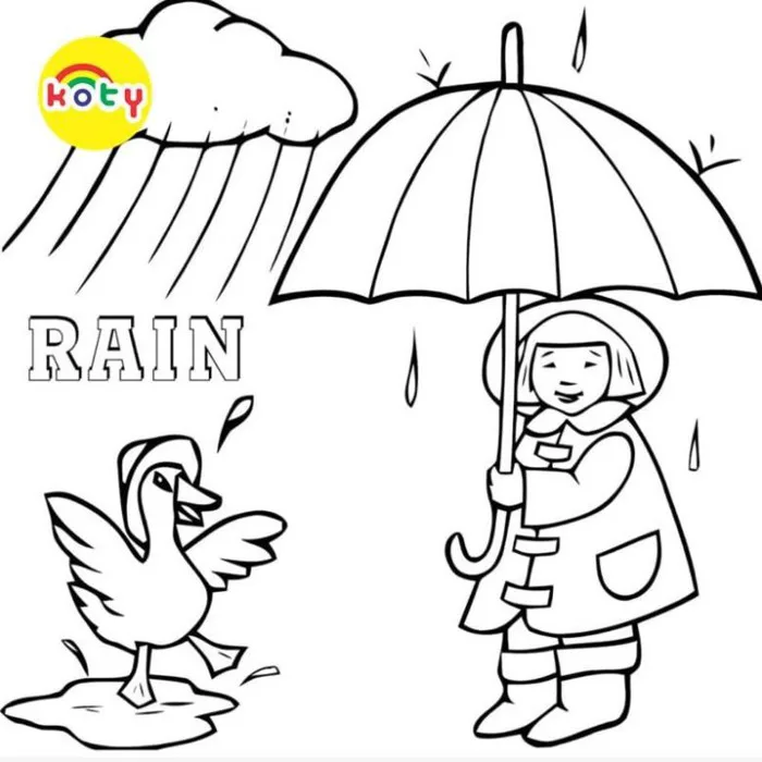 Tranh Tô Màu Thời tiết - Bộ 10 Tờ Tranh Tô Màu Dành Cho Màu Sáp, Màu Chì - TRANH  TÔ MÀU KOTY | Tranh Tô Màu KOTY | Miloo | Miloo.vn