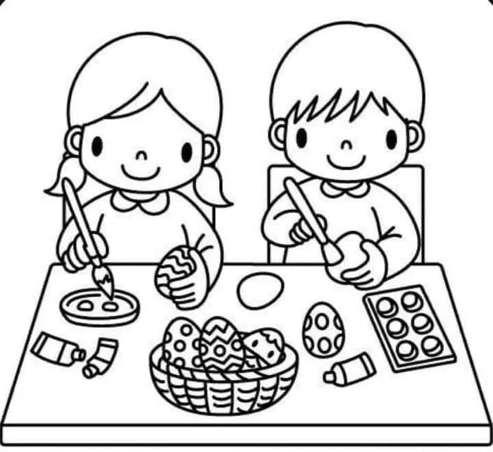 20 bức tranh tô màu chủ đề Hoạt động mùa hè, bé thỏa sức sáng tạo và vui  chơi