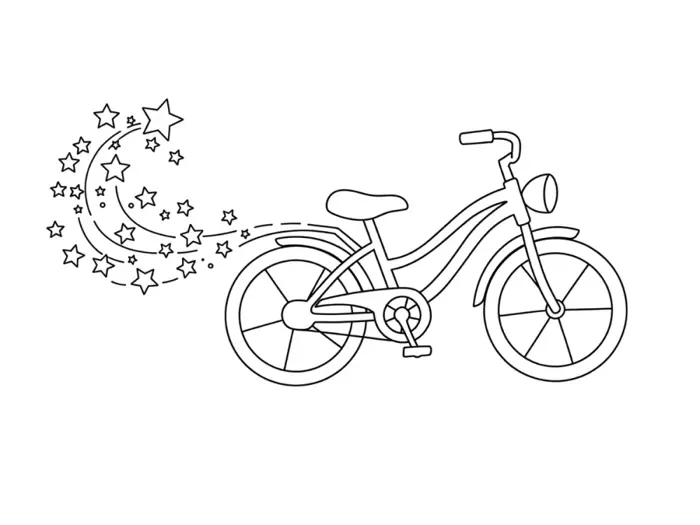 93+ Tranh tô màu xe đạp ngộ nghĩnh cho bé thỏa sức sáng tạo