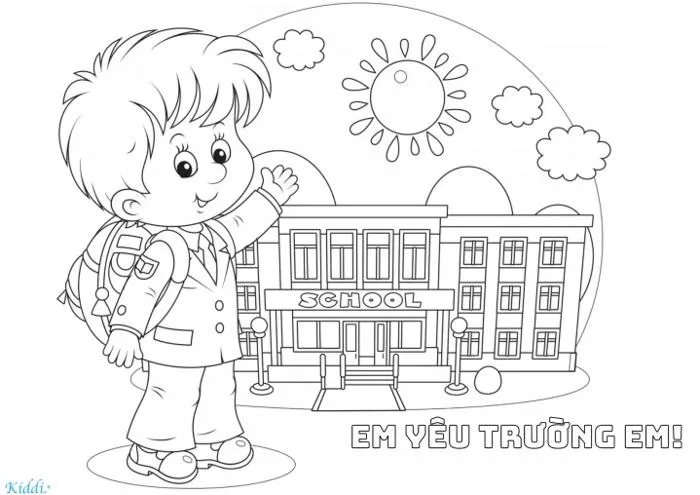 MẪU TÔ MÀU CHO BÉ CHÚC MỪNG NGÀY 20/11