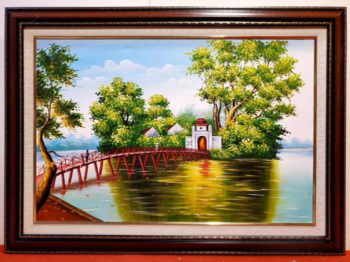 Top 99+ Mẫu tranh vẽ hồ Gươm đơn giản thu hút mọi ánh nhìn