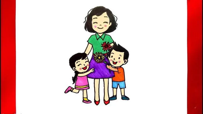 Tổng hợp 100+ mẫu tranh vẽ 20/11 về thầy cô đẹp, đơn giản