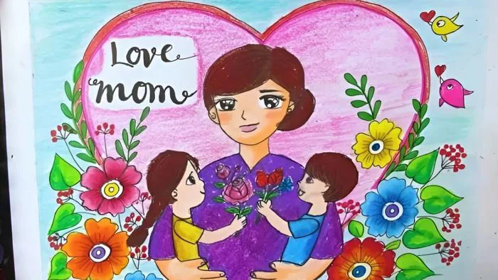 Cách vẽ tranh 8/3 đẹp, đơn giản, ý nghĩa nhất - 99+ tranh mẫu ấn tượng