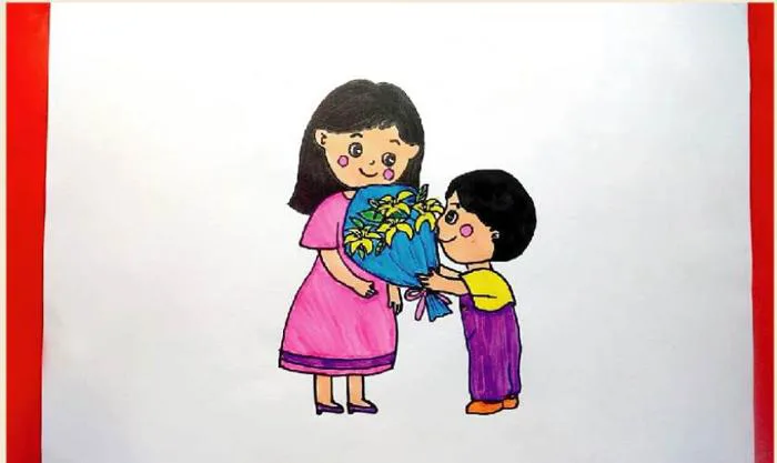 999+ tranh vẽ ngày 8/3 2026 đơn giản, đẹp nhất