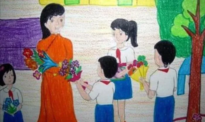 999+ tranh vẽ ngày 8/3 2026 đơn giản, đẹp nhất