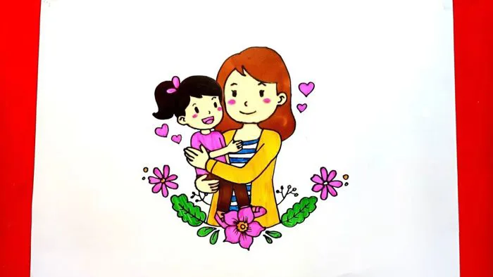 Cách vẽ tranh 8/3 đẹp, đơn giản, ý nghĩa nhất - 99+ tranh mẫu ấn tượng