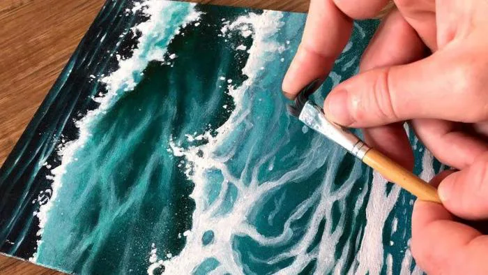 10 Kỹ thuật vẽ tranh Acrylic đơn giản cho người mới