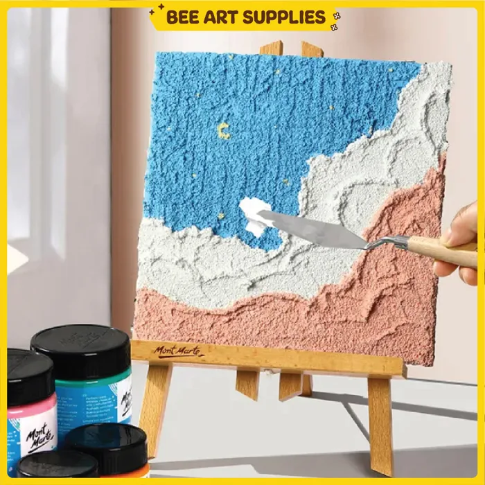 Cát vẽ tranh tạo hiệu ứng đắp nổi cho tranh acrylic