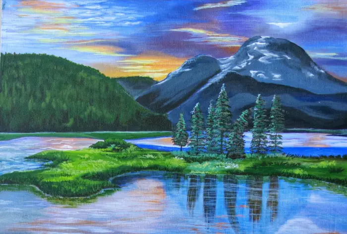7 Mẫu Tranh Acrylic Đẹp Và Sáng Tạo