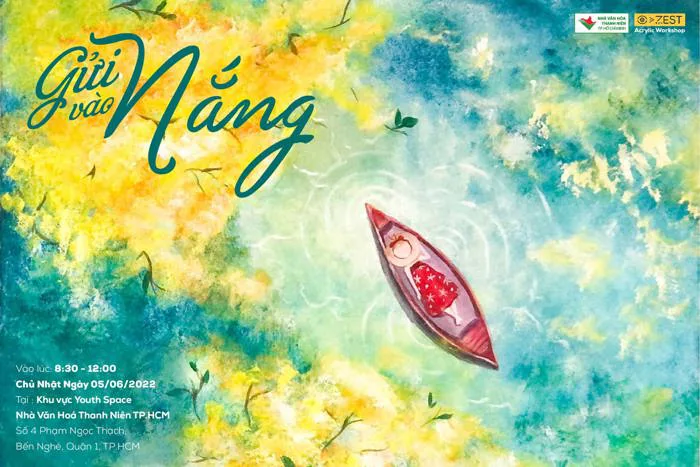 ACRYLIC WORKSHOP VẼ TRANH: GỬI VÀO NẮNG – TẬP YÊU CHÍNH MÌNH