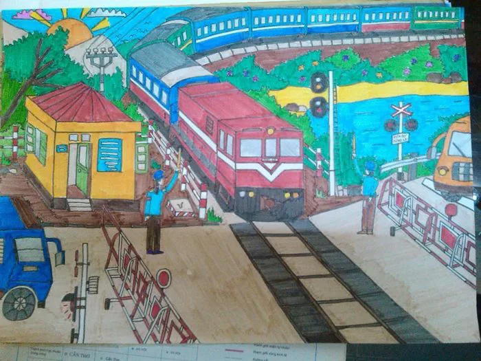 7 ý tưởng vẽ tranh đề tài an toàn giao thông sáng tạo và độc đáo