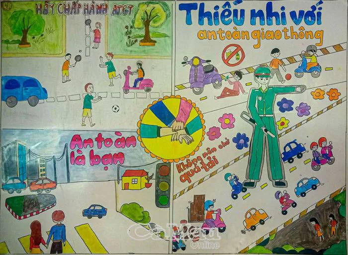 Thiếu nhi với an toàn giao thông