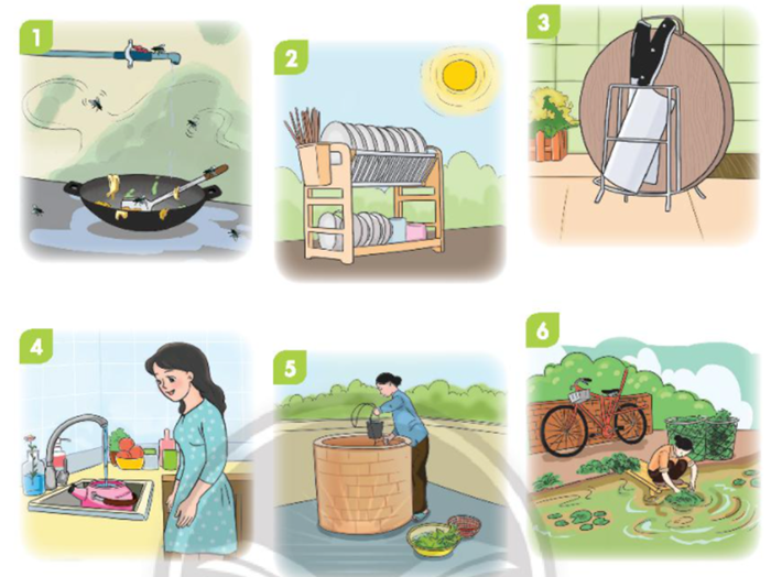 Nghe hướng dẫn sưu tầm tranh ảnh về vệ sinh an toàn thực phẩm 1. Ghi nhớ  những điều thầy, cô giáo hướng dẫn về nội dung tranh hoặc ảnh cần sưu