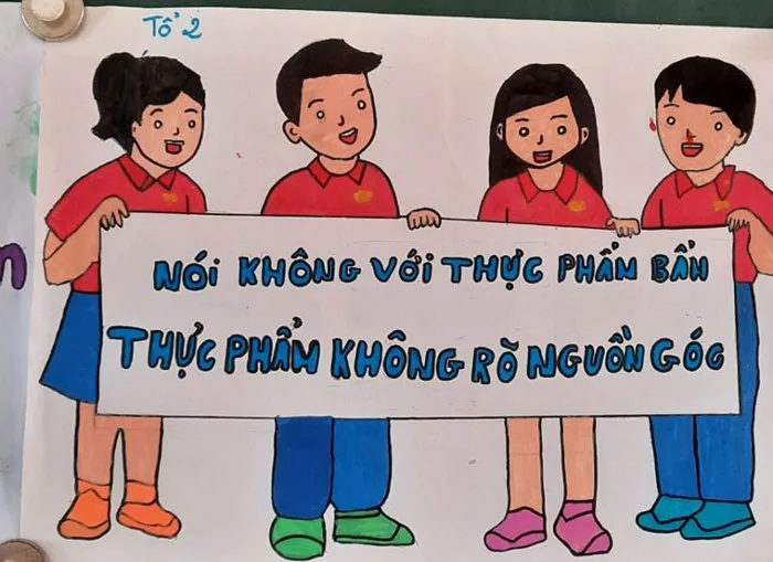 Tổng hợp tranh vẽ về vệ sinh an toàn thực phẩm ấn tượng