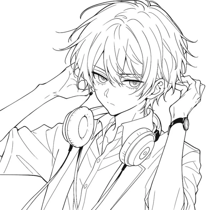 183+ tranh vẽ anime nam ngầu lạnh lùng khiến fan mê mẩn