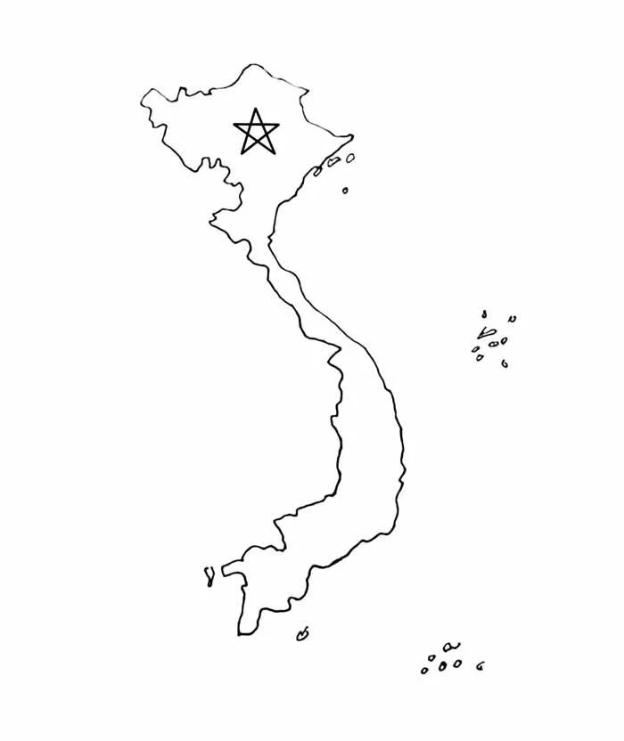 Tô màu Bản đồ Việt Nam - Tranh Tô Màu Cho Bé Tô màu Bản đồ Việt Nam - Tranh Tô Màu Cho Bé