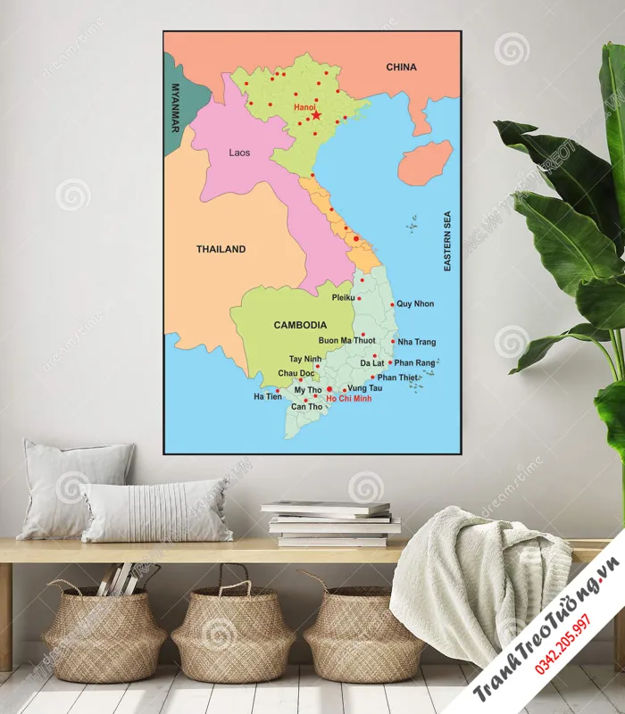 Tranh bản đồ việt nam M5 Tranh bản đồ việt nam M5
