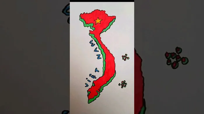 VẼ BẢN ĐỒ VIỆT NAM ĐƠN GIẢN #xoăntv - YouTube VẼ BẢN ĐỒ VIỆT NAM ĐƠN GIẢN #xoăntv - YouTube