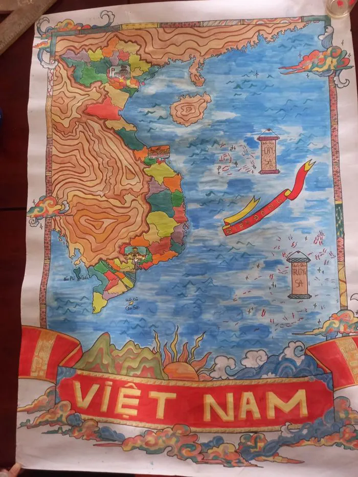 Cuộc thi vẽ bản đồ Việt Nam với chủ đề “Tự hào một dải non sông” Cuộc thi vẽ bản đồ Việt Nam với chủ đề “Tự hào một dải non sông”