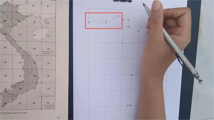 Cách vẽ bản đồ Việt Nam trên giấy A3 Cách vẽ bản đồ Việt Nam trên giấy A3
