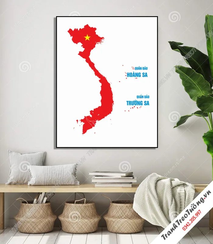 Tranh bản đồ việt nam M2 Tranh bản đồ việt nam M2