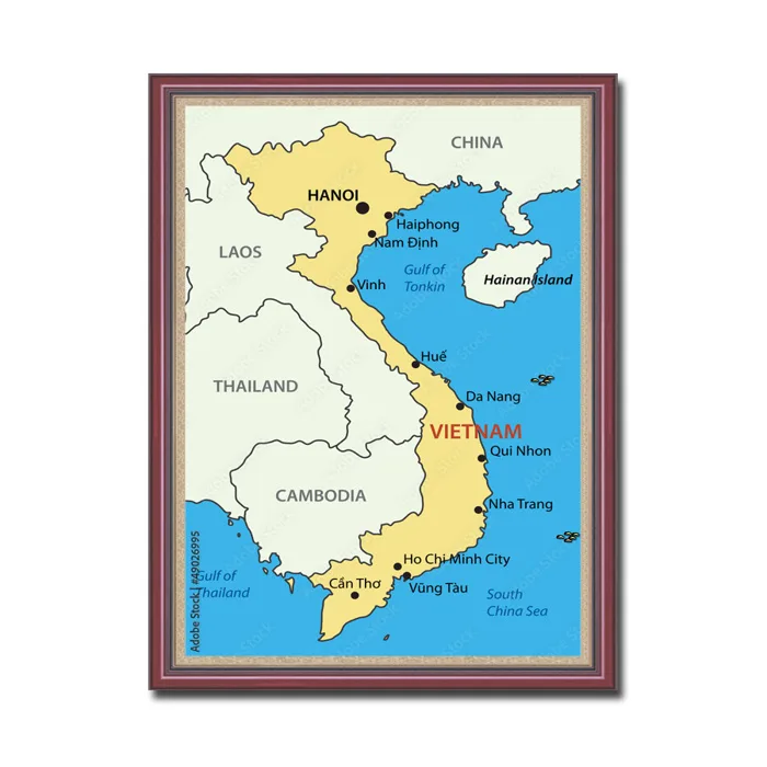 Mẫu tranh bản đồ Việt Nam đẹp Amia26995 Mẫu tranh bản đồ Việt Nam đẹp Amia26995