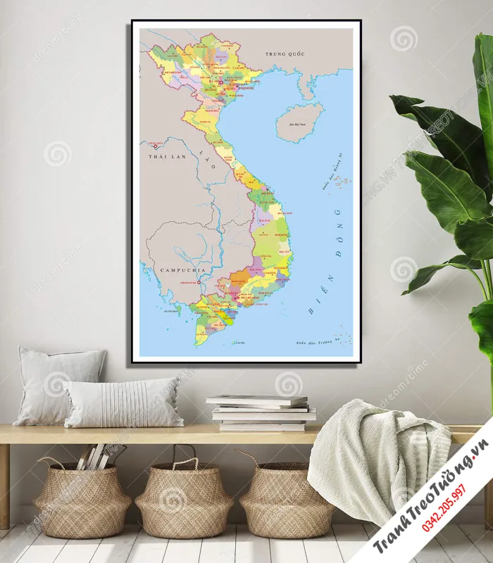 Tranh bản đồ việt nam M4 Tranh bản đồ việt nam M4