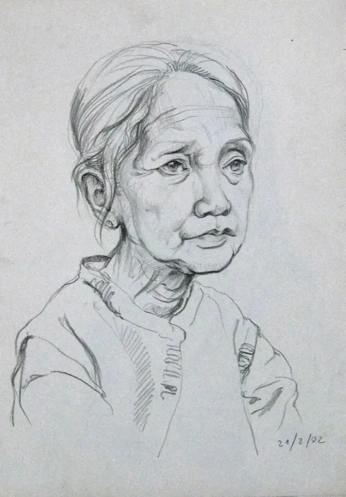 Hướng dẫn vẽ chân dung bằng bút chì cơ bản, chi tiết, dễ hiểu