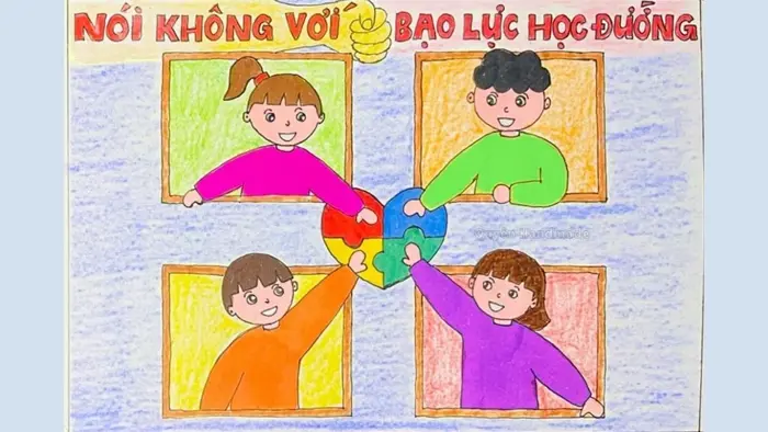 Vẽ Tranh Chống Bạo Lực Học Đường: Cùng Các Em Lan Tỏa Thông Điệp
