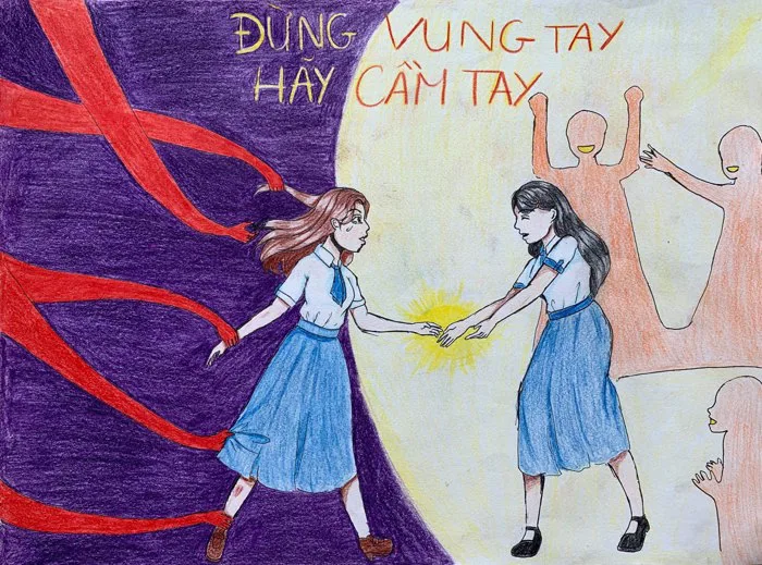 Vẽ Tranh Bạo Lực Học Đường, Chống Tệ Nạn Bắt Nạt Học Sinh