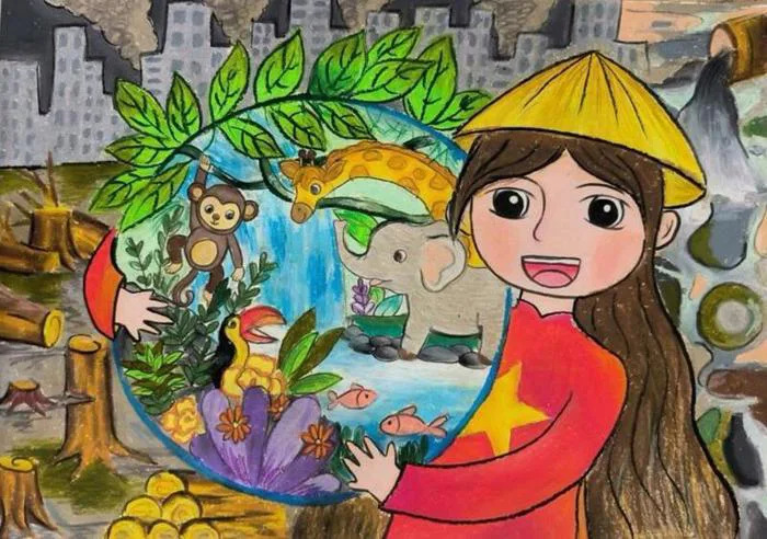 Vẽ tranh bảo vệ động vật hoang dã ý nghĩa và truyền cảm hứng