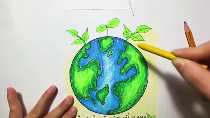 VẼ TRANH CỔ ĐỘNG | VẼ TRANH CỔ ĐỘNG BẢO VỆ TRÁI ĐẤT| HOW TO DRIVE TO  PROTECT THE EARTH #smileart