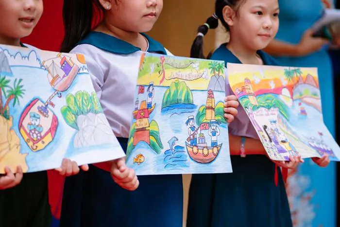 VUS Vĩnh Long đồng hành cùng hội thi vẽ tranh 
