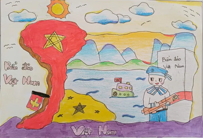 HỘI THI VẼ TRANH “EM YÊU BIỂN ĐẢO QUÊ HƯƠNG” HOẠT ĐỘNG GIÁO DỤC Ý NGHĨA  HƯỚNG VỀ BIỂN ĐẢO TỔ QUỐC ...