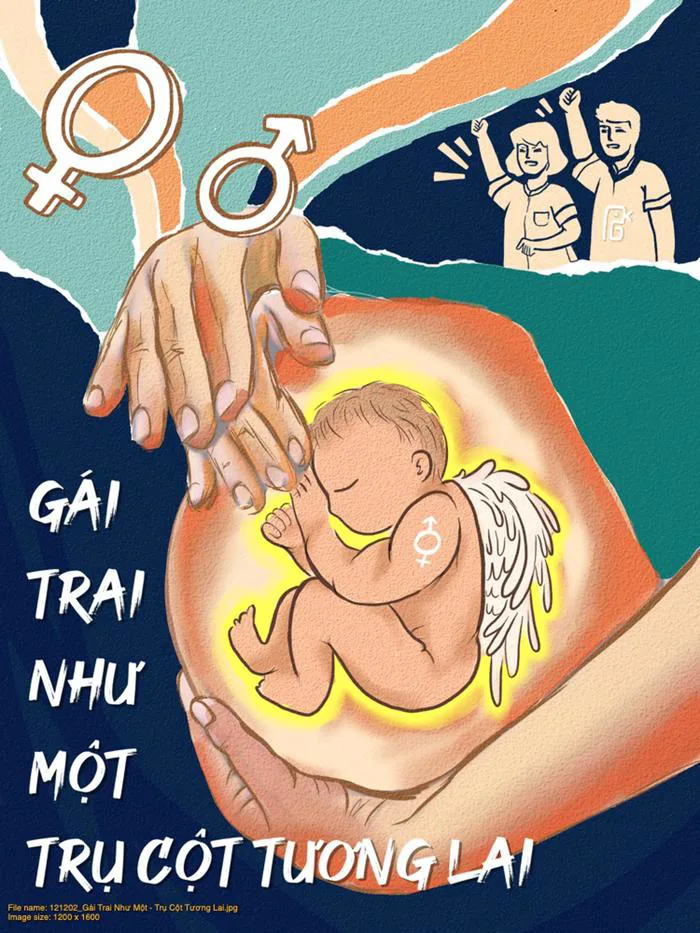 Thế hệ Z vẽ tranh cổ động về bình đẳng giới - Tuổi Trẻ Online