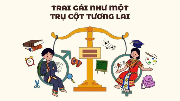 Tác phẩm Bình đẳng giới đoạt giải Nhì cuộc thi Sản xuất sản phẩm truyền  thông về bình đẳng giới