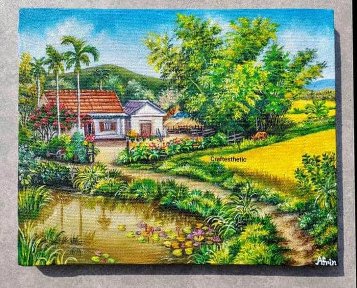Khám phá 580+ tranh quê hương sáng tạo và ấn tượng nhất