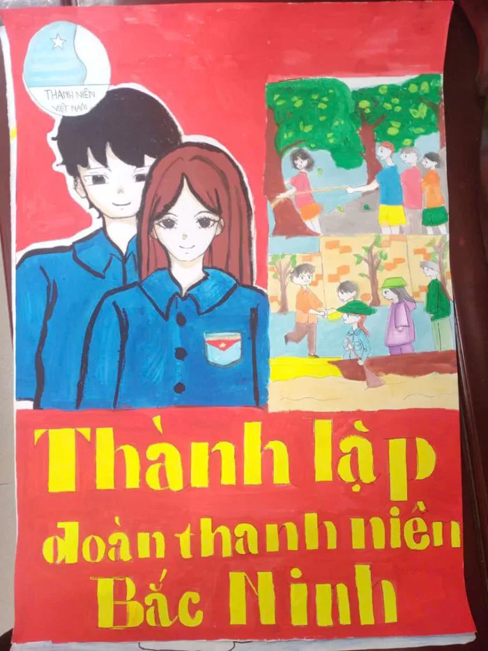 Cuộc thi nhảy và vẽ tranh cổ động chào mừng Đại hội Đại biểu Hội Liên hiệp  Thanh niên Việt Nam tỉnh ...
