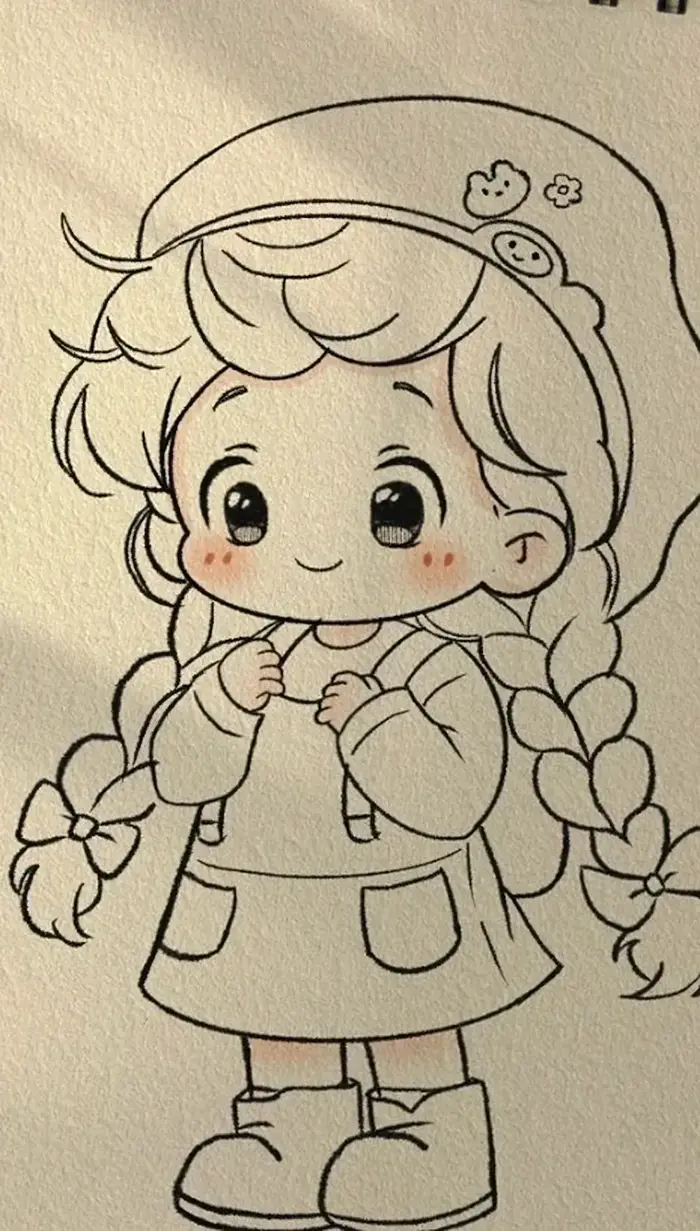 167+ Mẫu vẽ người chibi cute dáng chibi dễ theo