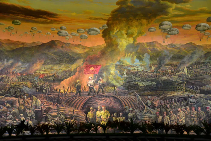 Bức tranh Panorama- tái hiện toàn cảnh Chiến dịch Điện Biên Phủ