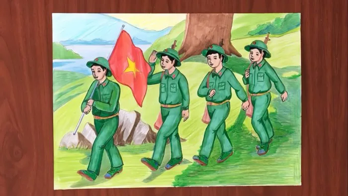 ve-tranh-chu-bo-doi-1
