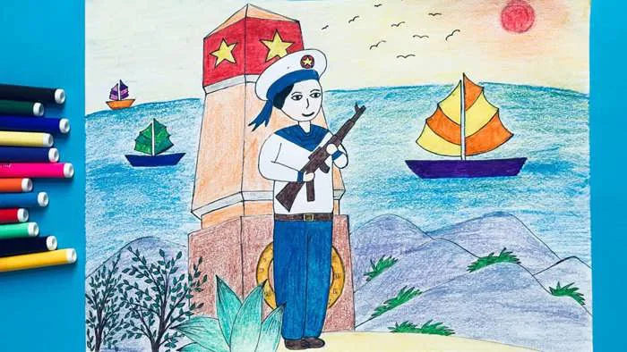Tranh Vẽ Chú Bộ Đội Và Những Ý Nghĩa Sâu Sắc Tranh Vẽ Chú Bộ Đội Và Những Ý Nghĩa Sâu Sắc