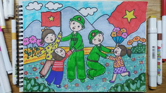 Top 10 Mẫu Vẽ Tranh Chú Bộ Đội Đơn Giản Dành Cho Tiểu Học Top 10 Mẫu Vẽ Tranh Chú Bộ Đội Đơn Giản Dành Cho Tiểu Học