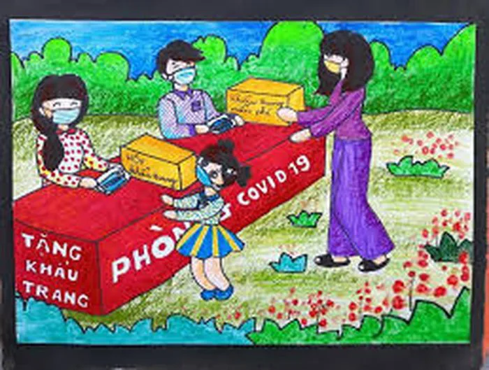vẽ tranh chủ đề yêu thương con ngườimn vẽ giúp mik vs ạ rùi up lên đây hộ  mik nha m...