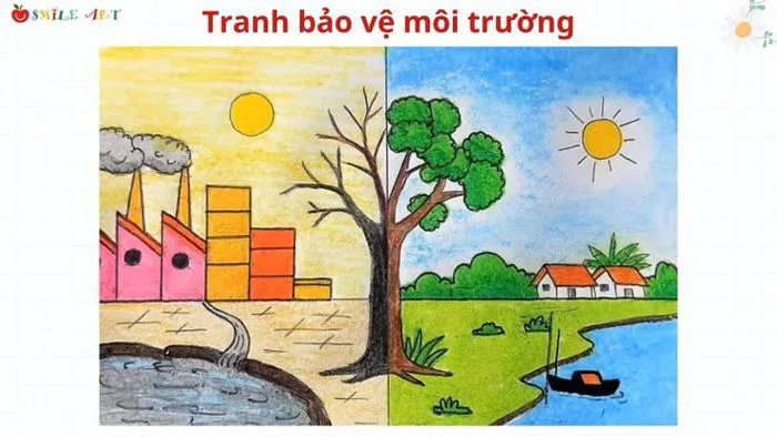 Vẽ tranh cổ động | Vẽ tranh bảo vệ môi trường | Vẽ tranh ô nhiễm môi trường  |ô nhiễm nước #smileart