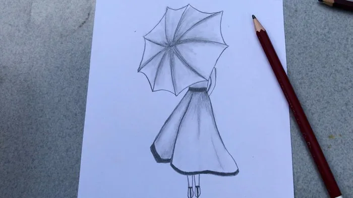 vẽ cô gái bằng BÚT CHÌ đơn giản | how to draw a girl with pencil