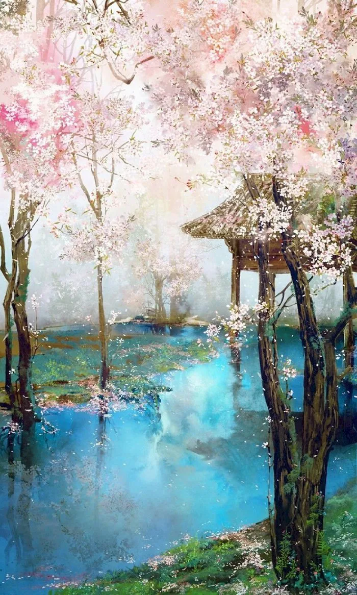 101 mẫu tranh cổ trang phong cảnh đẹp nhất, chất lượng cao, tải miễn phí